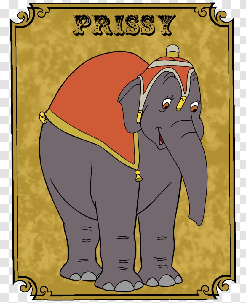 Elephant Prissy The Matriarch Mrs. Jumbo Circus - Film Transparent PNG