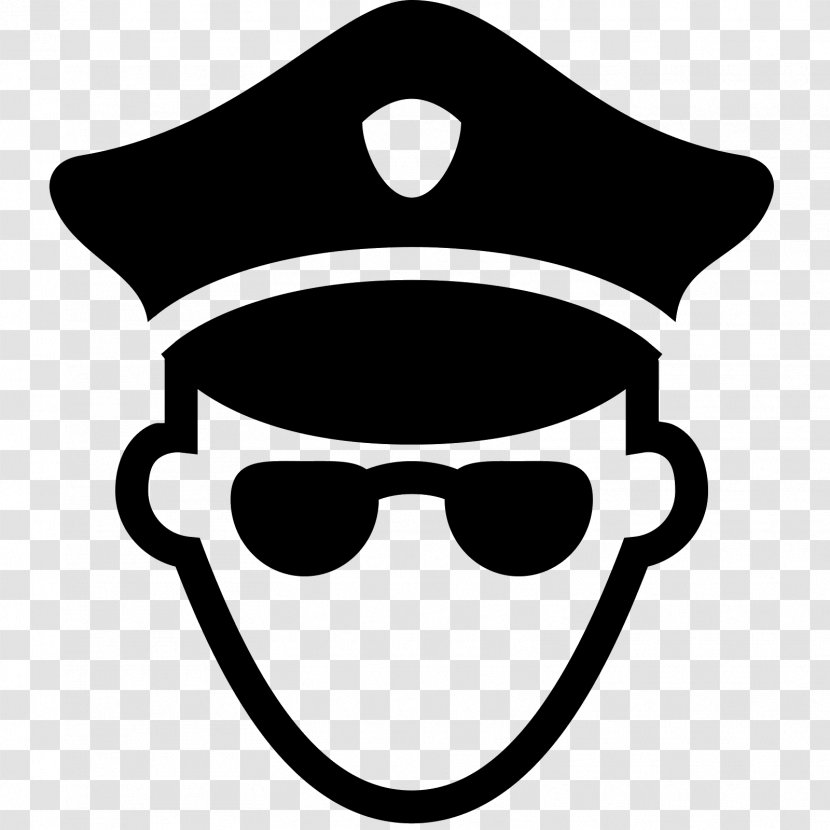 Police Officer Military - Black Transparent PNG