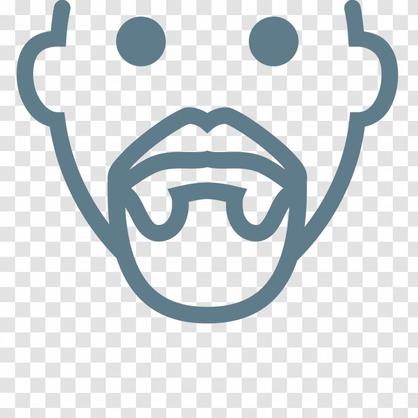 Shaving Download Icon Design - Text - Moustache Transparent PNG