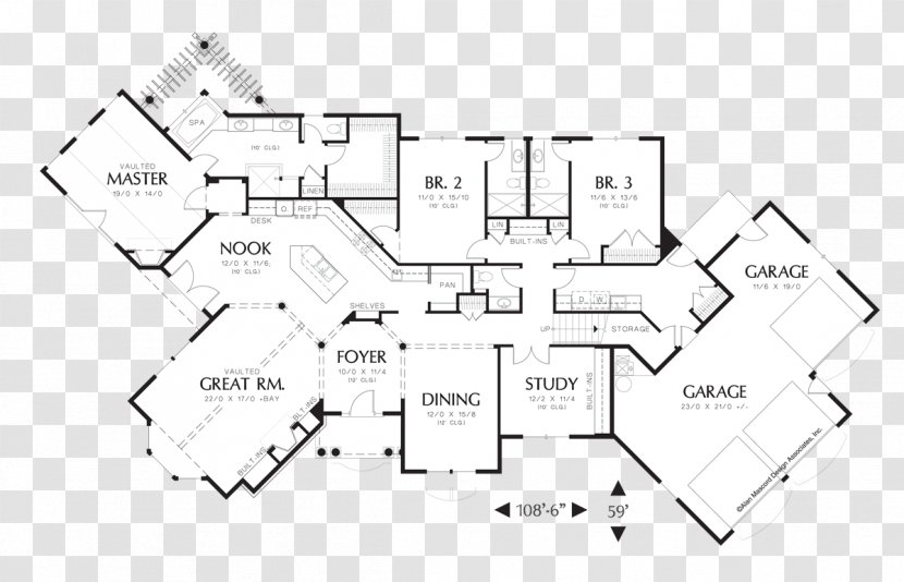 New Home Plans House Plan Floor Architecture - Diagram Transparent PNG