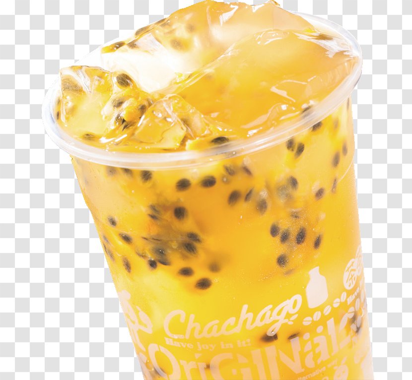 Orange Drink Green Tea Oolong Juice - Chanh Leo Transparent PNG