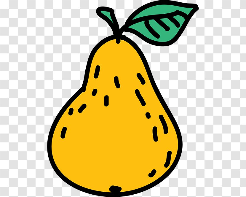 European Pear Pyrus Nivalis Xd7 Bretschneideri Fruit - Cartoon Pears Transparent PNG