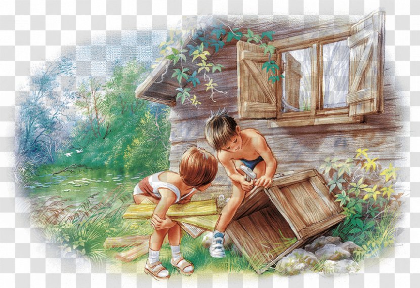 Illustrator Book Pixnet Painting I Can Read - Summer House Ribbon Arno Marlier Transparent PNG
