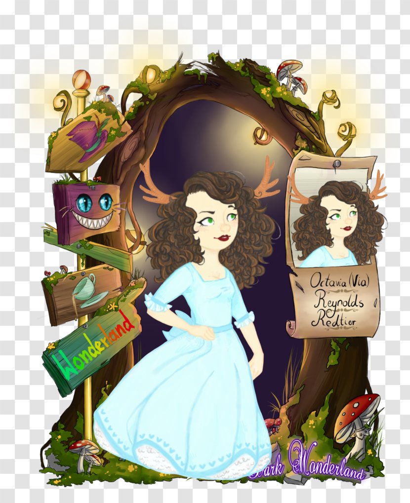 Fan Art Fiction Graphic Design - Mythical Creature - Wonderland Transparent PNG