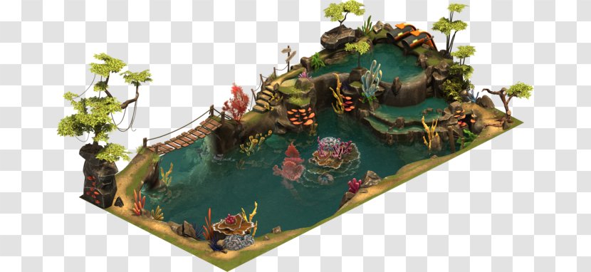 Forge Of Empires Future Coral Reef Ocean Building Transparent PNG
