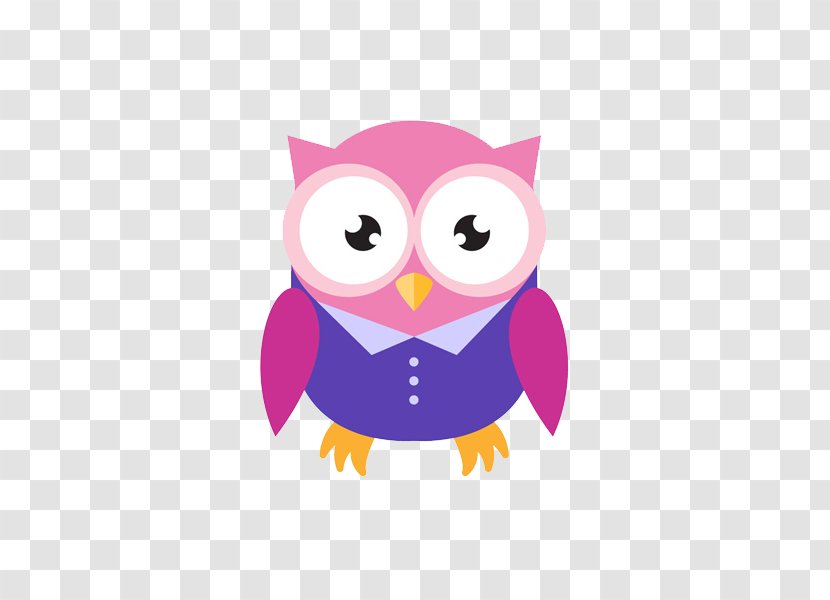 Owl Download Icon - Bird - Pink Transparent PNG