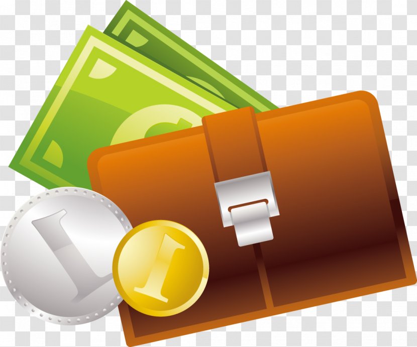 Service Payment Money Budget Coin - Vector Creative Design Purse FIG. Transparent PNG