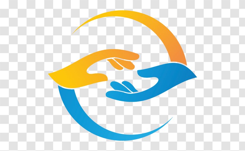 Logo Human Resource Management Business Organization - Yellow - Hand Holding Transparent PNG