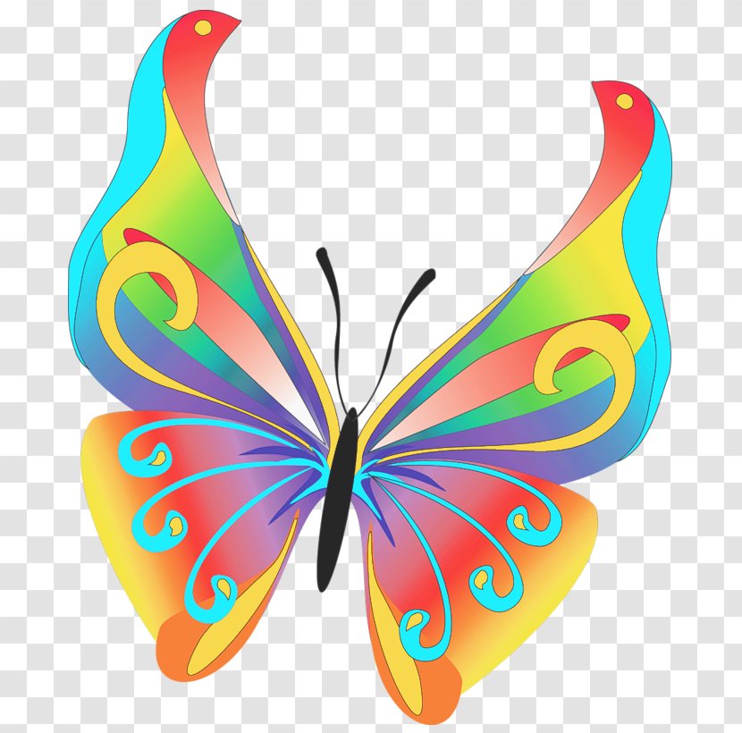 Butterfly Free Content Clip Art - Pastel - Butterflies Cliparts Transparent PNG