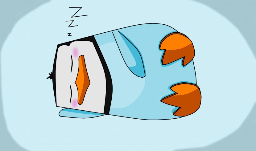 Penguin Sleep Clip Art - Sleepy Time Cliparts Transparent PNG