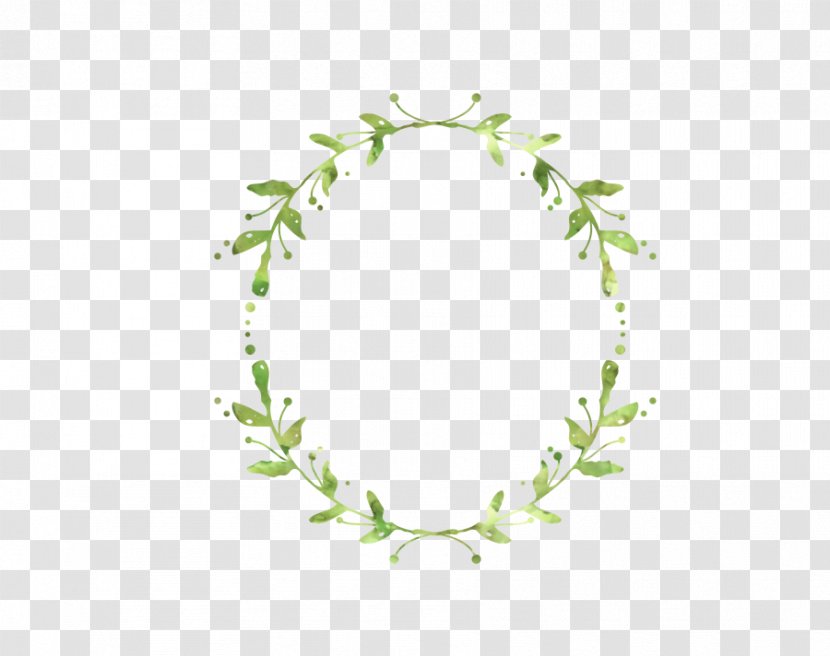 Wreath Leaf Garland Crown - Symmetry - Fresh Green Leaves Material Transparent PNG