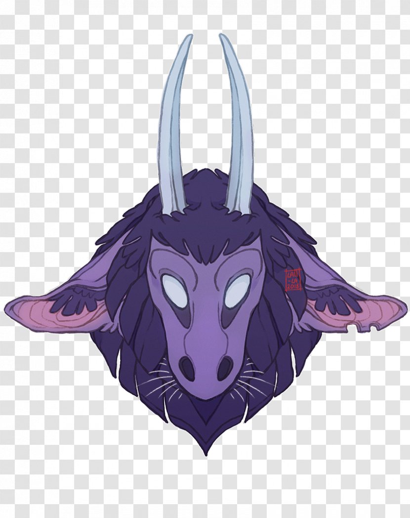 Purple Cartoon Legendary Creature - Mythical Transparent PNG
