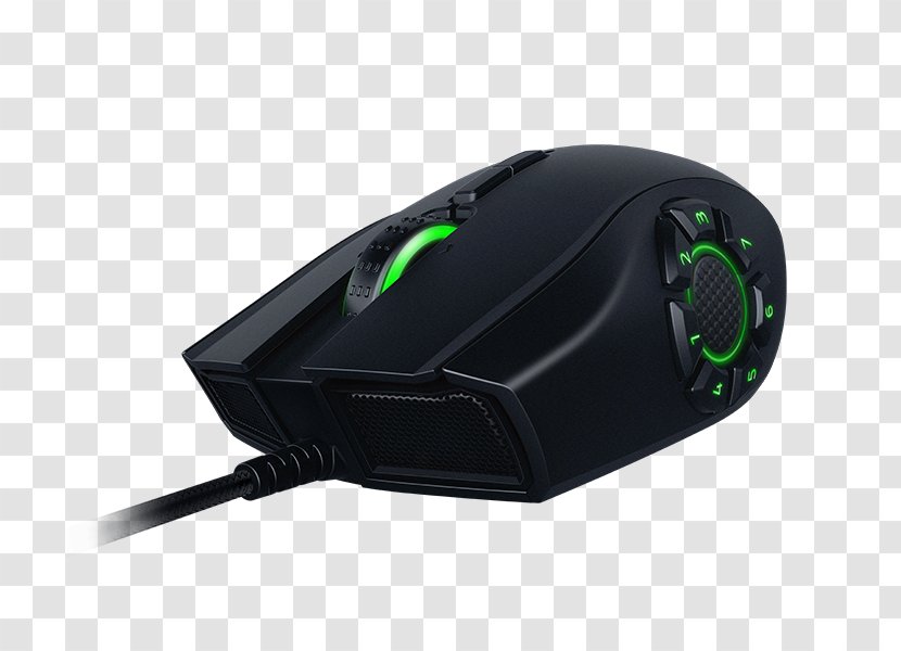 Computer Mouse Razer Naga Hex V2 Inc. Multiplayer Online Battle Arena Transparent PNG