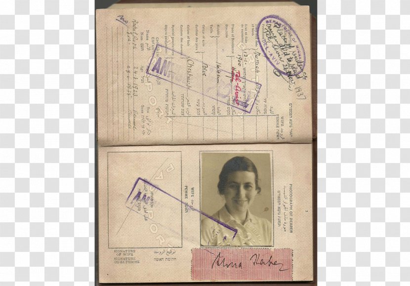 Passport Family Saga Second World War Document Transparent PNG
