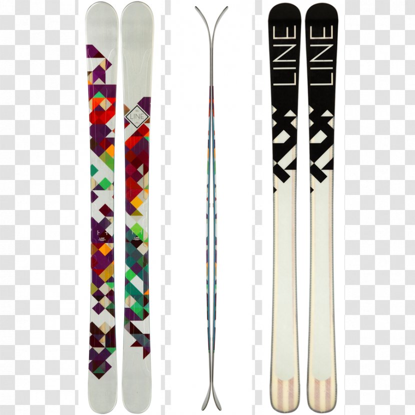 Ski Bindings Line Skis Poles Skiing - Pole Transparent PNG