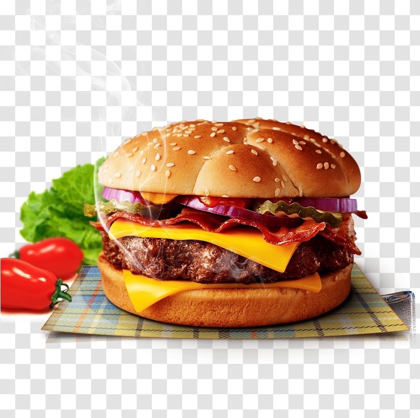 Hamburger Angus Cattle Bacon, Egg And Cheese Sandwich Cheeseburger - Bacon - Burger Material Transparent PNG