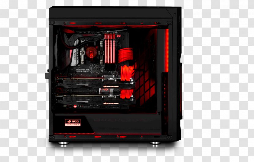 Computer Cases & Housings ASUS Genome ROG Certified Edition DEEPCOOL GENOME MID Tower Case W/ 360MM Liquid Cooling Republic Of Gamers Motherboard - Water Block Transparent PNG