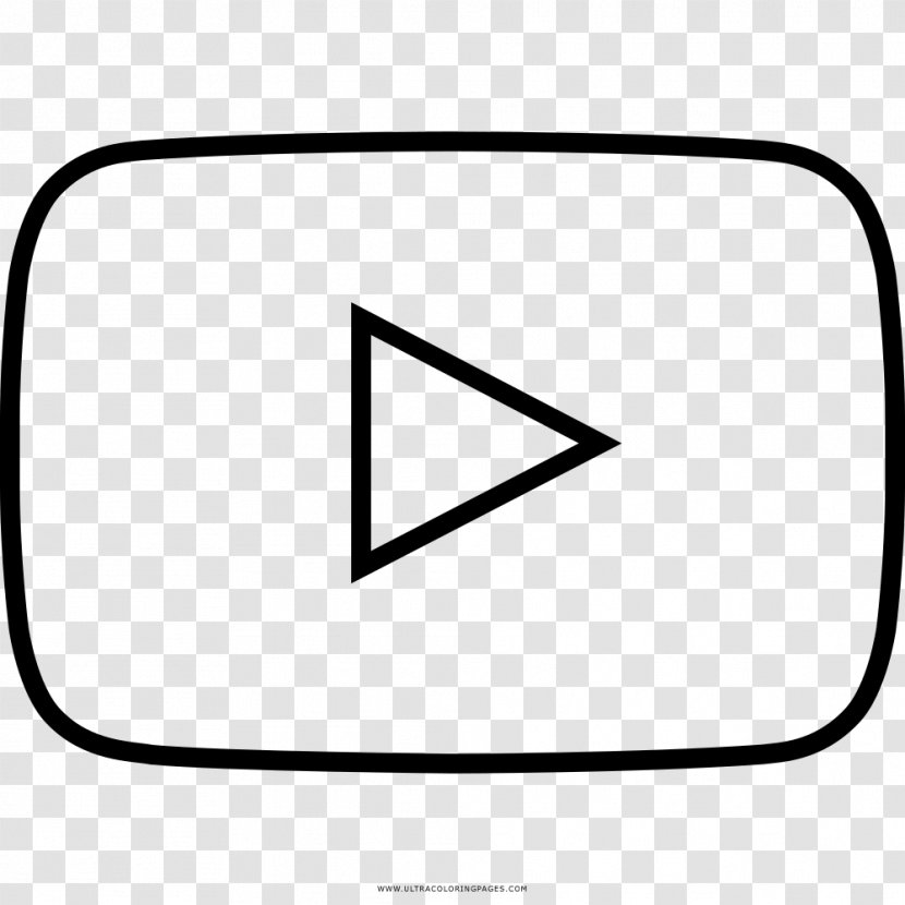 Youtube Drawing Logo Black Youtube Transparent Png