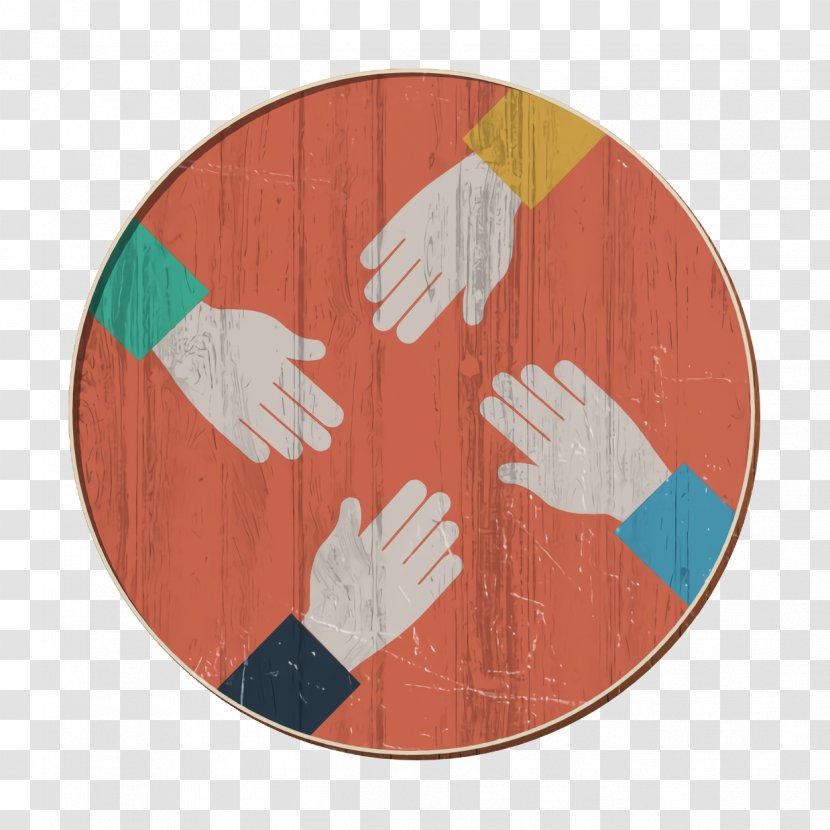 Teamwork And Organization Icon - Peach - Sign Language Transparent PNG