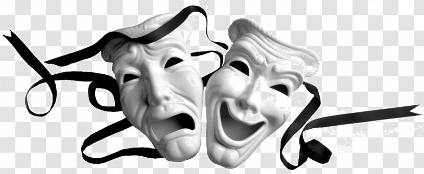 Mask Theatre Drama Tragedy Clip Art - Watercolor - Actor Transparent PNG