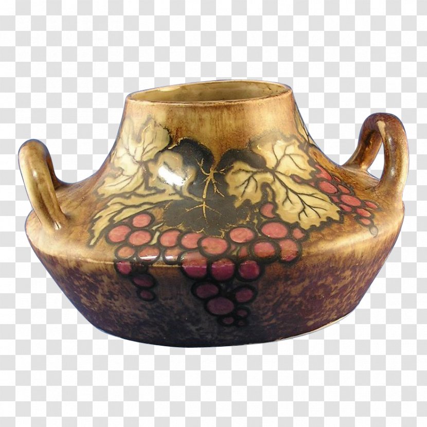 Amphora Pottery Ceramic Vase Porcelain - Grape Transparent PNG