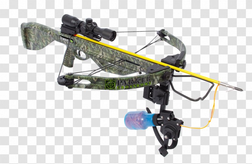 Bowfishing Crossbow Bowhunting Bow And Arrow - Sports Equipment - Snow Mountain Transparent PNG