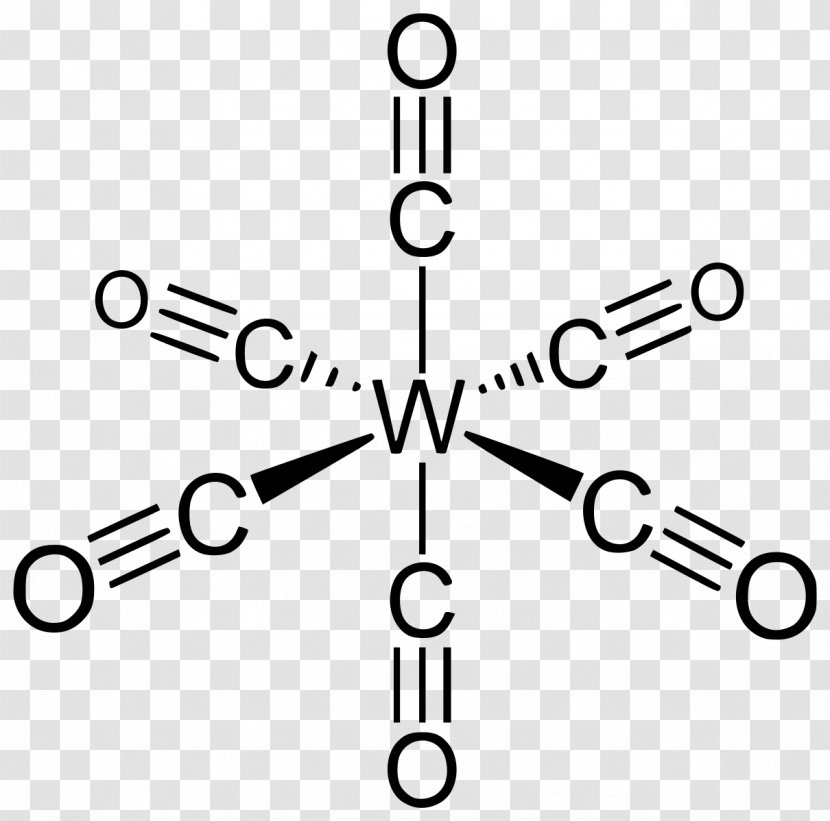 Tungsten Hexacarbonyl Metal Carbonyl Carbon Monoxide Nickel Tetracarbonyl Chromium - Line Art Transparent PNG