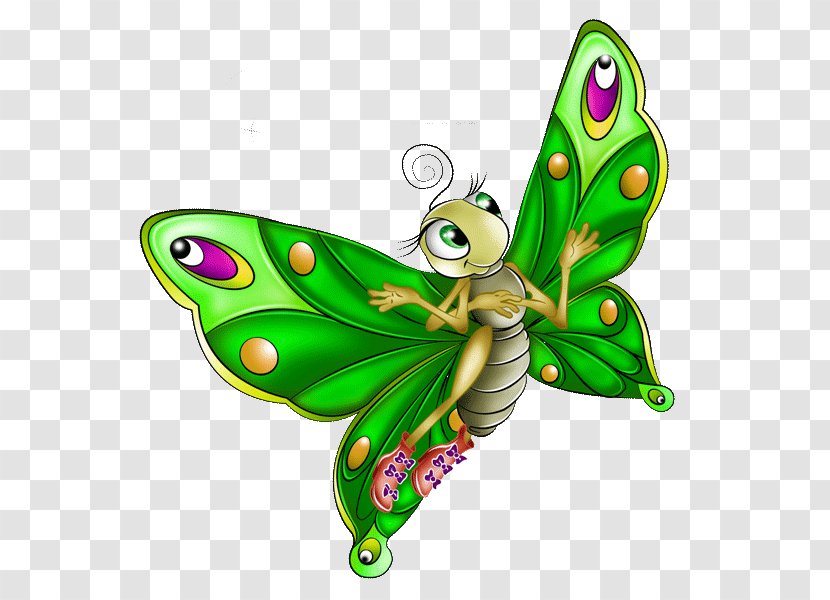Butterfly Butterflies & Insects Clip Art Cartoon - Frog Transparent PNG