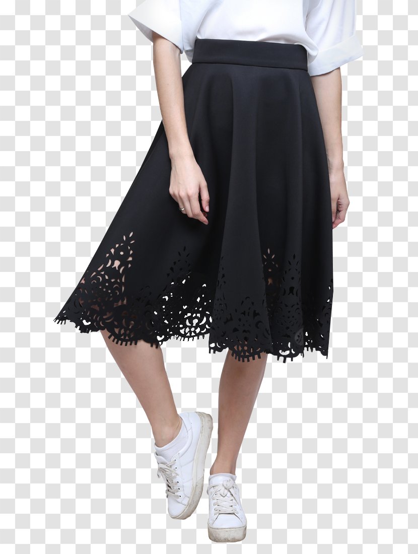 Clothing Skirt Waist Shoe Black M - Laser Transparent PNG