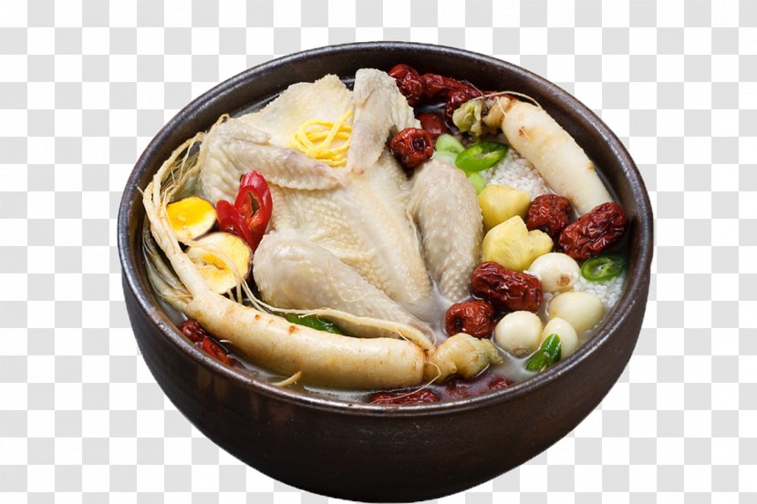Chicken Soup Samgye-tang Korean Cuisine Transparent PNG