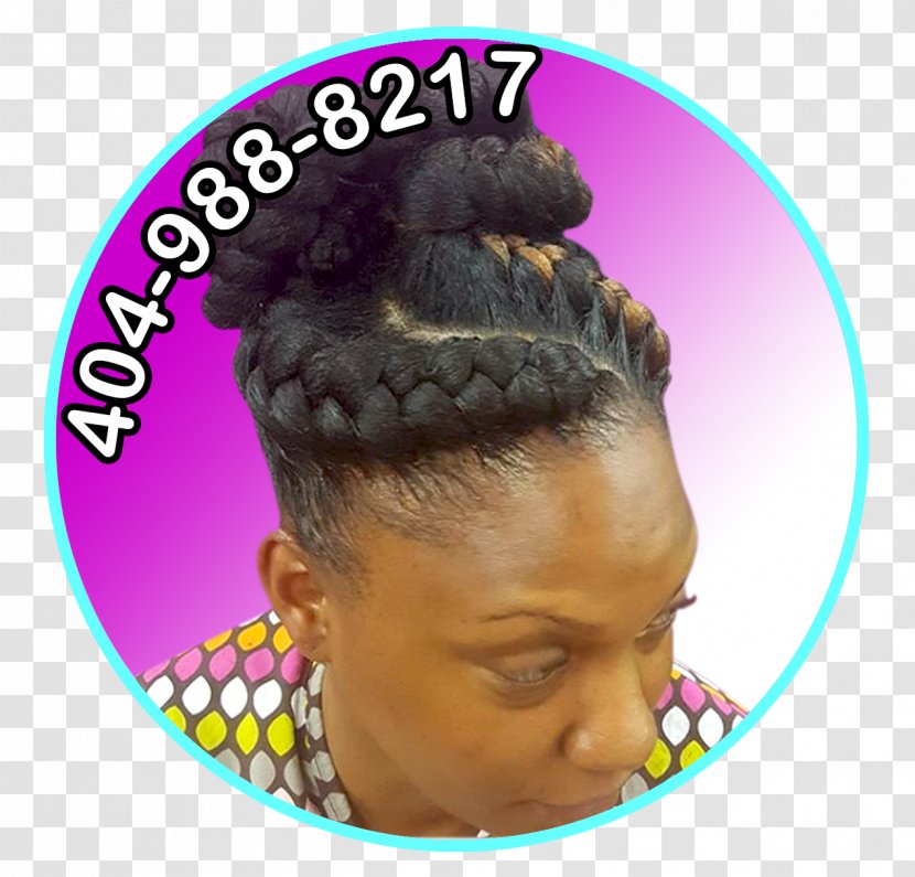 Afro-textured Hair Decatur African Braiding And Weaving - Forehead - Braids Transparent PNG