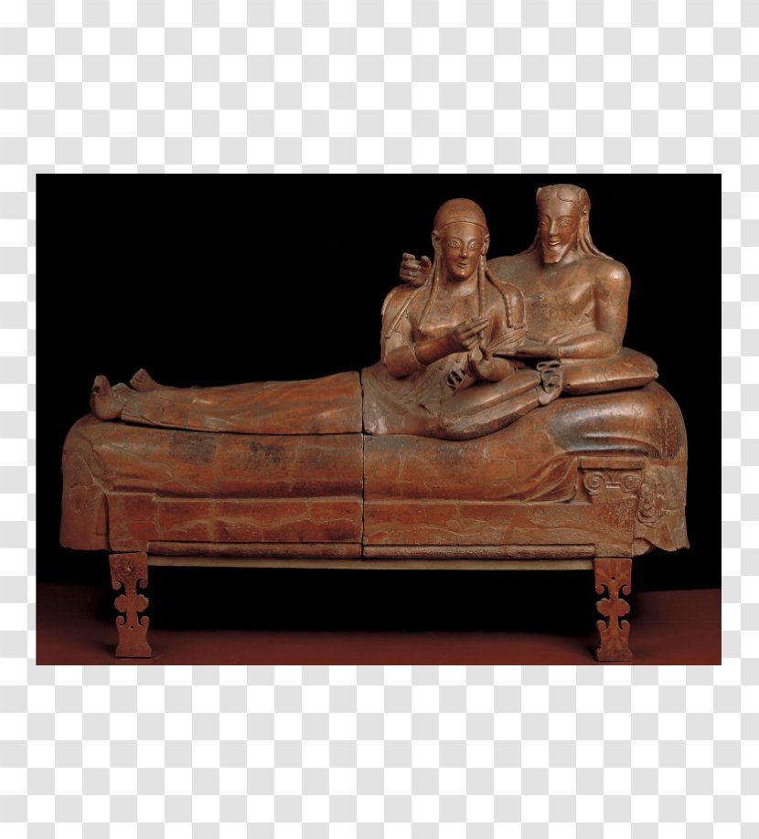 Cerveteri Sarcophagus Of The Spouses Etruscan Civilization National Museum Necropolis Banditaccia - Art - Embrace Couple Transparent PNG