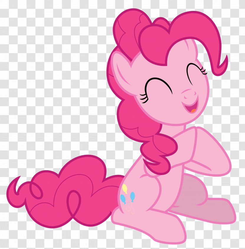 Pinkie Pie Rainbow Dash Ponyville - Heart Transparent PNG