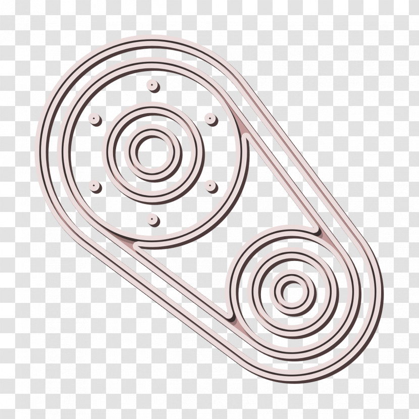 Timing Belt Icon Motor Icon Car Parts Icon Transparent PNG