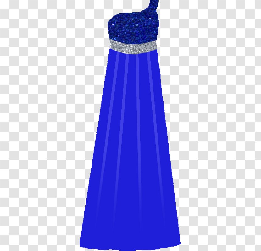 Cocktail Dress Shoulder Gown - Blue Transparent PNG