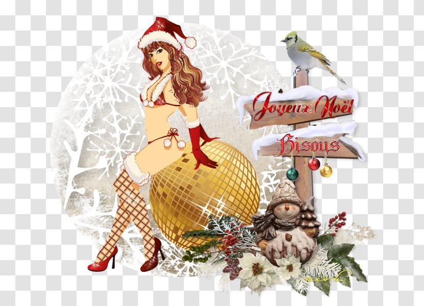 Christmas Ornament Food Coffee Biscuits Woman - Decoration Transparent PNG