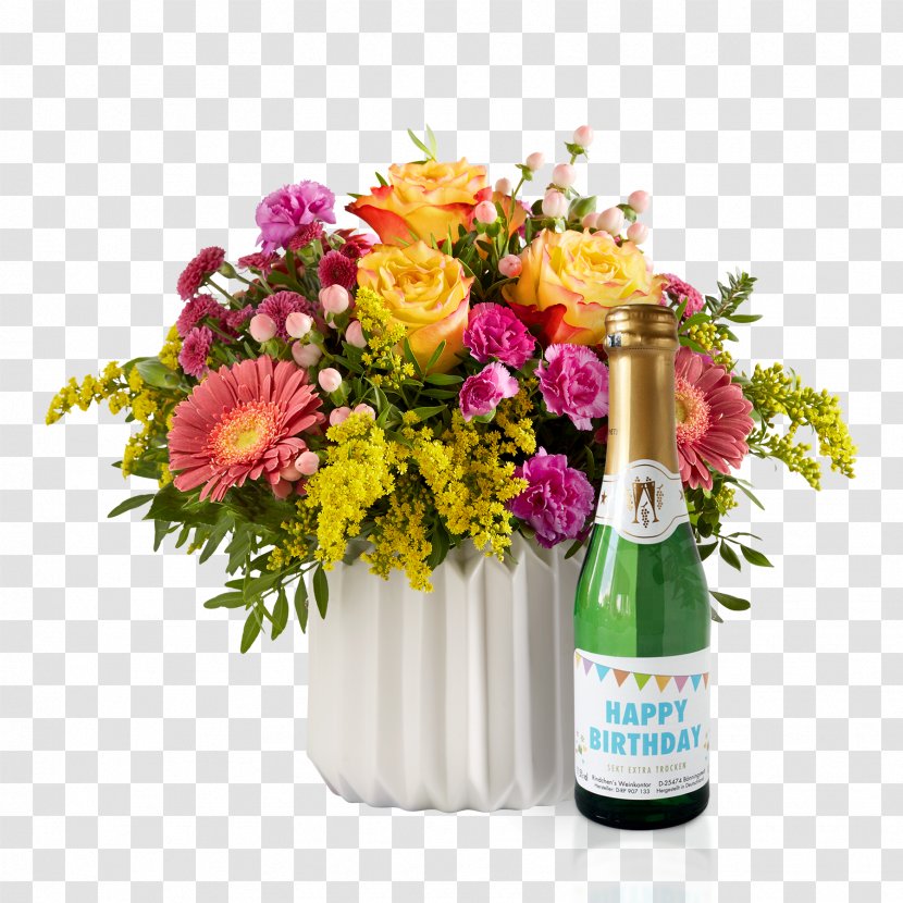 Floral Design Cut Flowers Vase Flower Bouquet - Garden Roses Transparent PNG