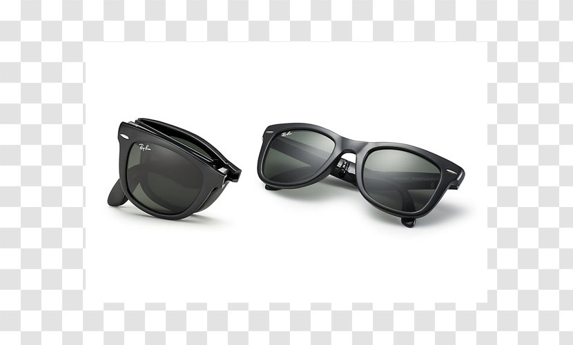 Ray-Ban Wayfarer Folding Flash Sunglasses Original Classic - Nylon - Ray Ban Transparent PNG