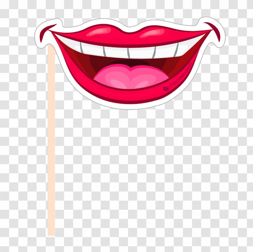 Photocall Lip Smile Mouth Photo Booth - Material - Photobooth Transparent PNG