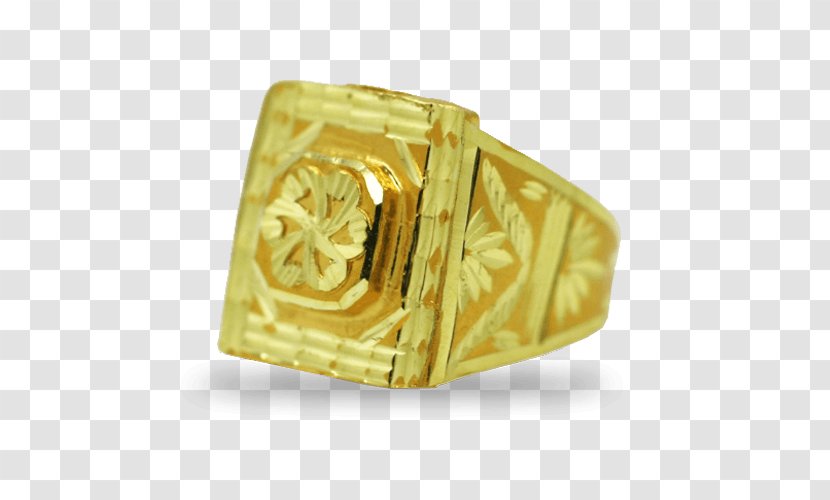 Gold Rectangle - Ring Transparent PNG