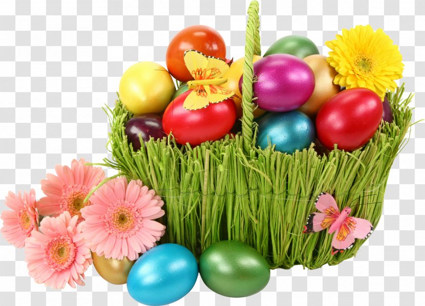 Easter Bunny Egg Basket - Vegetable Transparent PNG