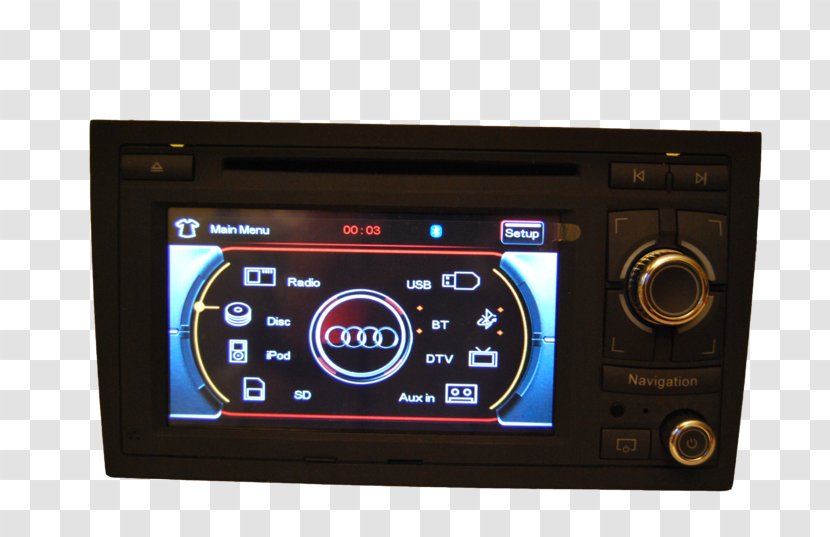 Audi A3 DVD Player Tuner Digital Terrestrial Television - Dvd Transparent PNG