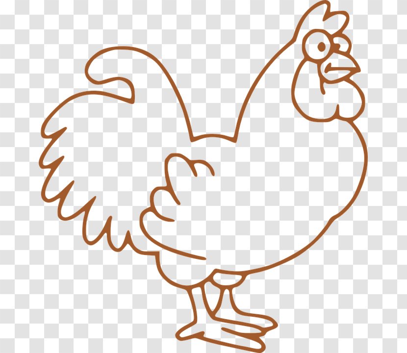 Chicken Coloring Book Animal Drawing Bird - Flower Transparent PNG