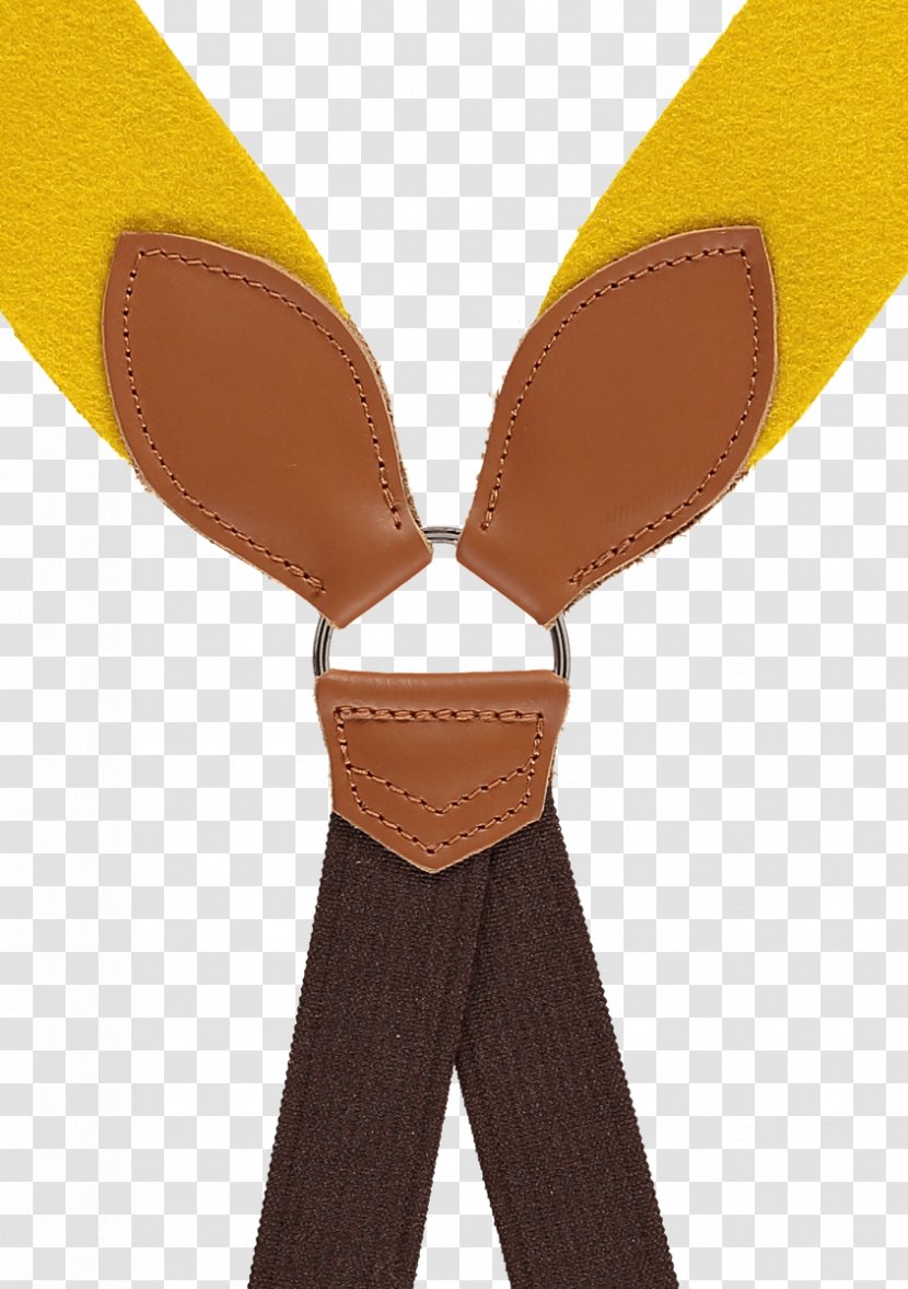 Cad & The Dandy Braces Clothing Accessories Handkerchief Necktie - Brown - Yellow Transparent PNG