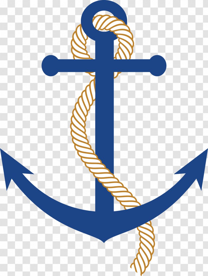 Clip Art Openclipart Seamanship Free Content Image - Sailor - Anchor With Rope Transparent PNG