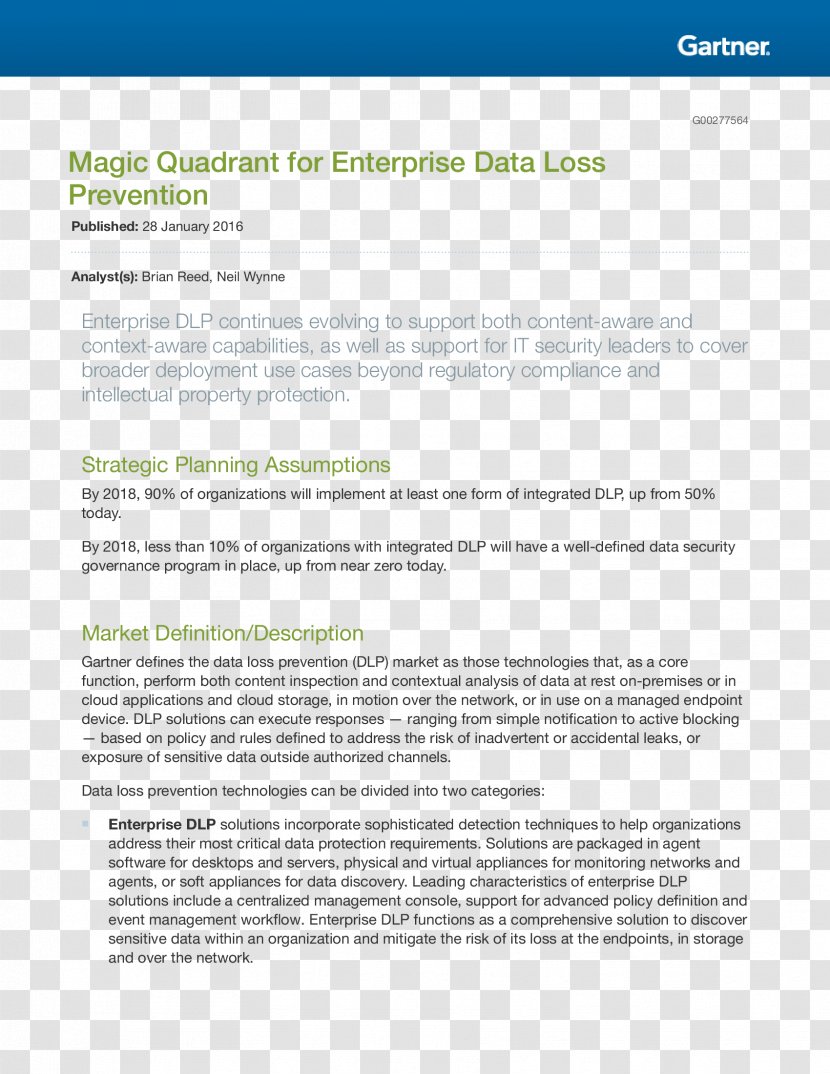 Magic Quadrant Gartner Business Performance Management Enterprise File Synchronization And Sharing - Vendor Transparent PNG