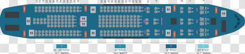 Airbus A330-200 Boeing 777 Korean Air - Business Class - Seat Transparent PNG