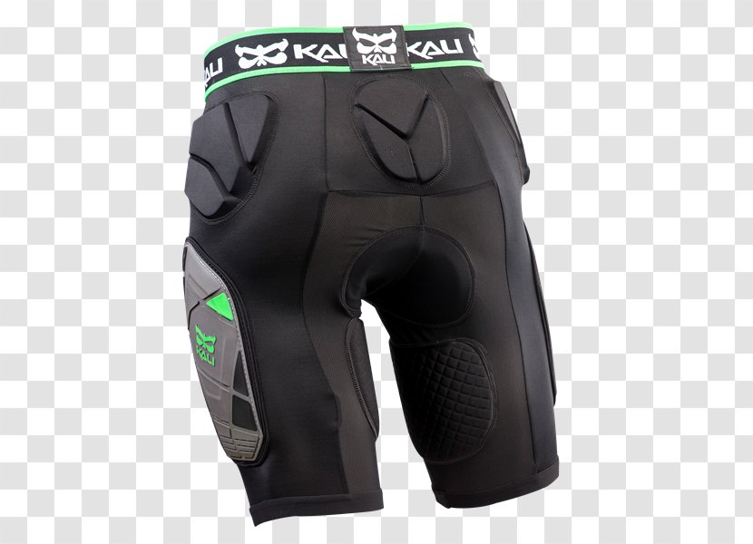 Solid Knee Joint Hockey Protective Pants & Ski Shorts - Brand - Kali Linux Black Transparent PNG