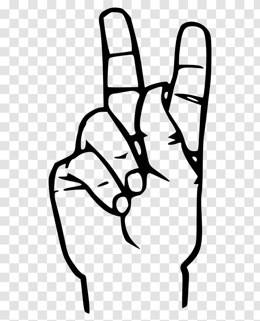 American Sign Language K Fingerspelling - Monochrome Photography Transparent PNG