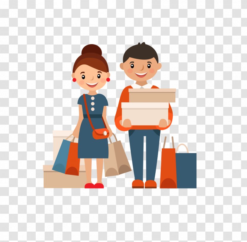 Illustration Shopping Cartoon Consumer Image Transparent PNG